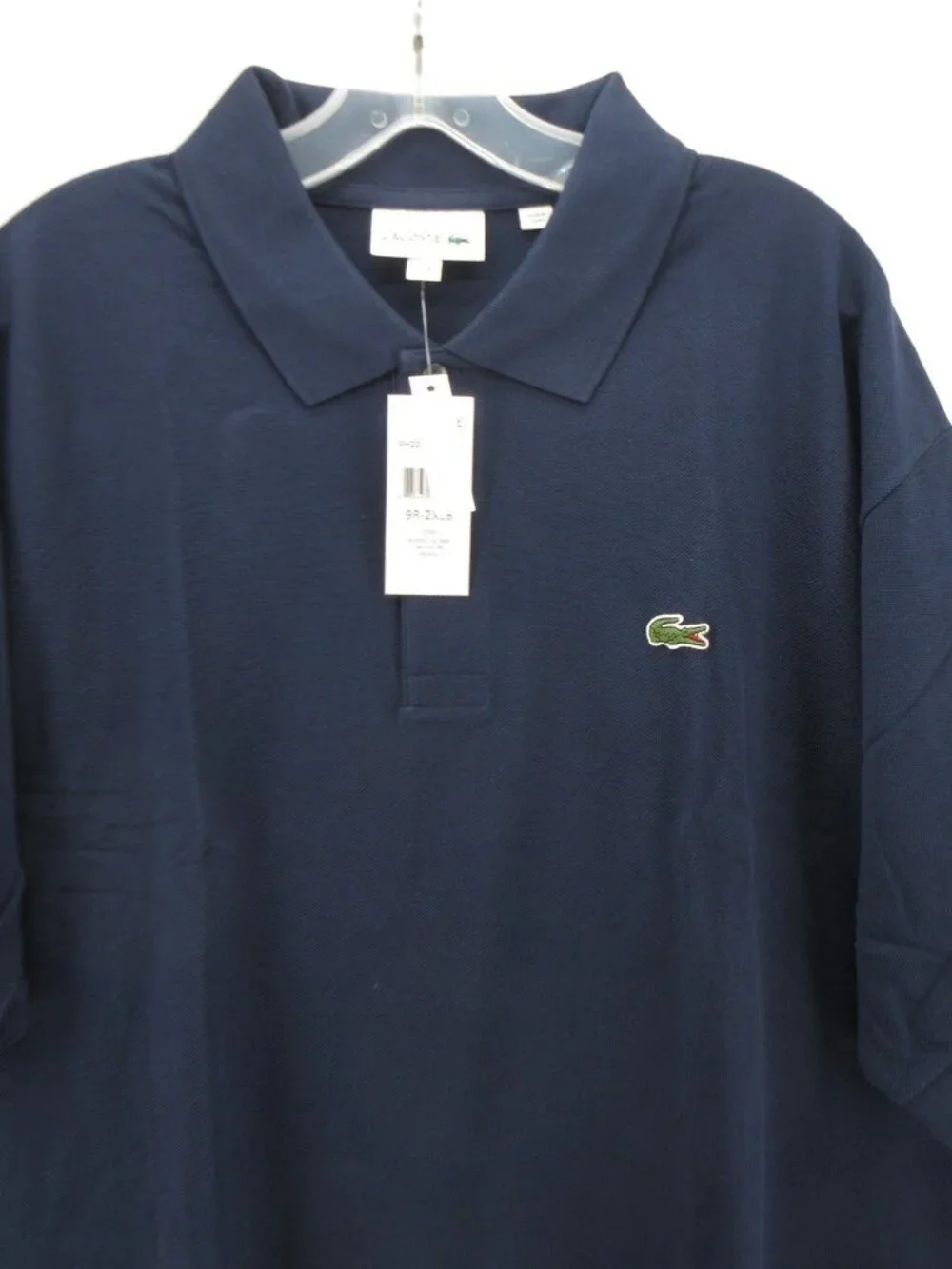 Lacoste Polo Shirt 2XLB Navy Pullover Golf Preppy Crocodile Logo NEW